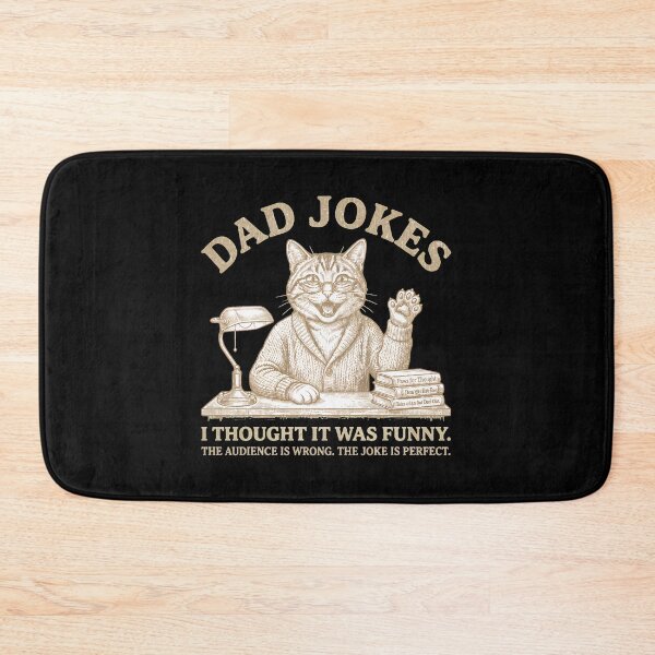 Item preview, Dad Jokes Cat Funny Pun Humor Quote designed and sold by SoyLamderma.
