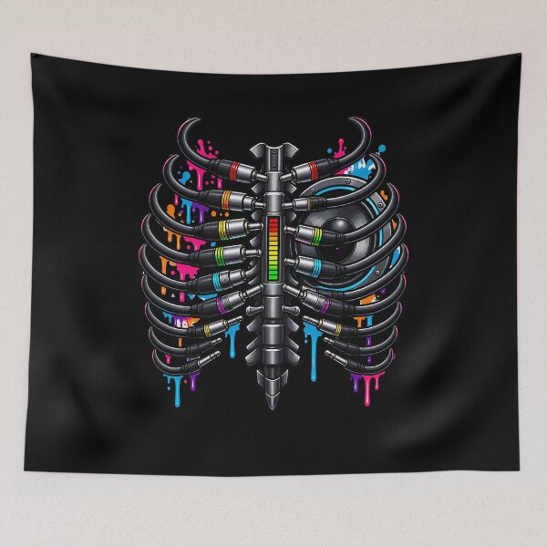 Item preview, Sound Engineer Rib Cage Wired for Sound designed and sold by stmpdwrld.