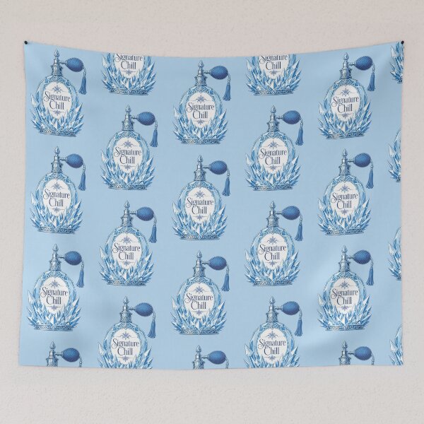 Item preview, The Icy Perfumer — Vintage Winter Fragrance Graphic designed and sold by KAYJAY DESIGNS.