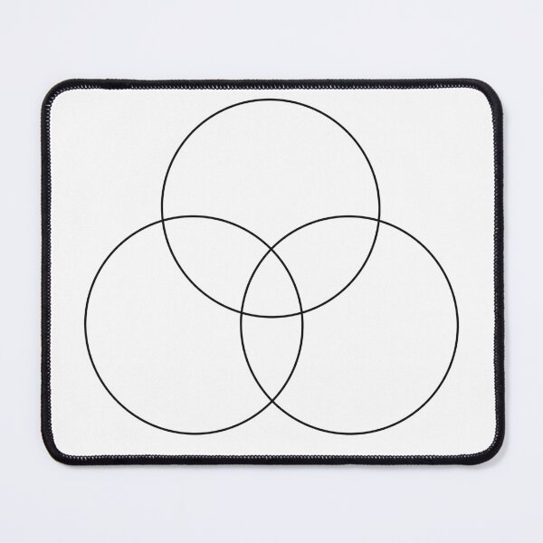 Item preview, Abstract Overlapping Circles Minimalist Geometric Design designed and sold by Designsaurus.