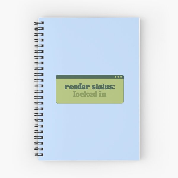Item preview, Reader Status: Locked In | Bookish | Booktok | Funny designed and sold by The Turquoise Brush.