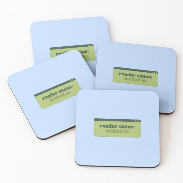 Item preview, Reader Status: Locked In | Bookish | Booktok | Funny designed and sold by The Turquoise Brush.