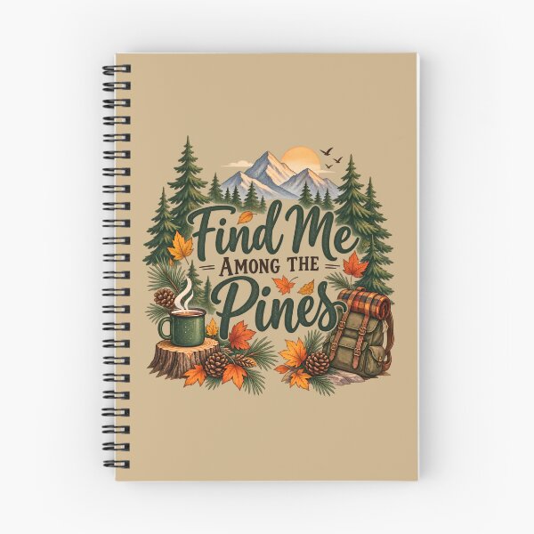 Item preview, Find Me Among the Pines – Cozy Autumn Hiking Adventure designed and sold by blankTeeShirt.