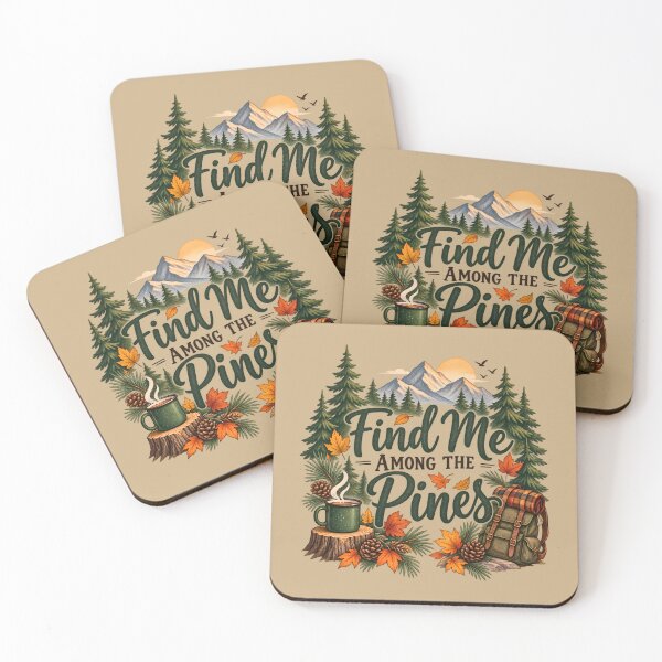 Item preview, Find Me Among the Pines – Cozy Autumn Hiking Adventure designed and sold by blankTeeShirt.