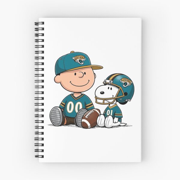 Item preview, Snoopy And Charlie Brown Jacksonville Jaguars Football Fan designed and sold by DamianRoy88.