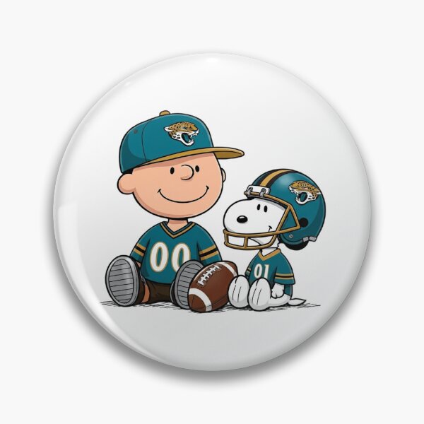 Item preview, Snoopy And Charlie Brown Jacksonville Jaguars Football Fan designed and sold by DamianRoy88.