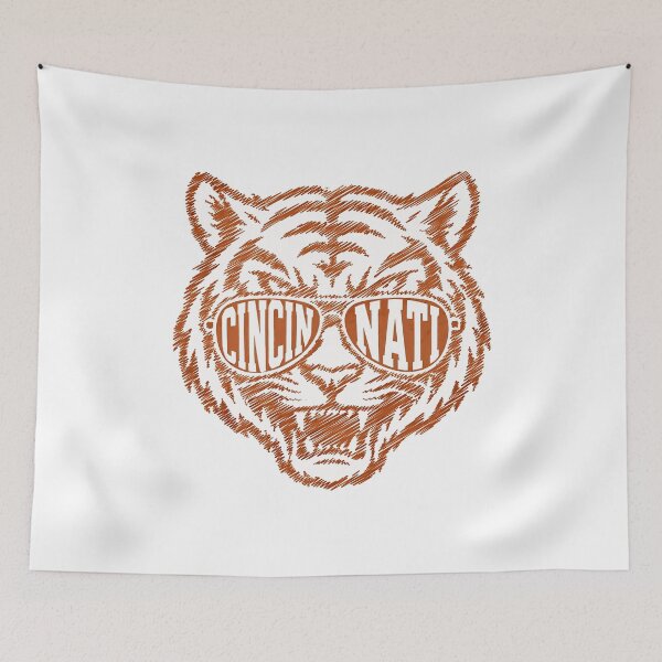Item preview, Cincinnati Tiger Retro Sunglasses Graphic Tee designed and sold by HombyJakson.