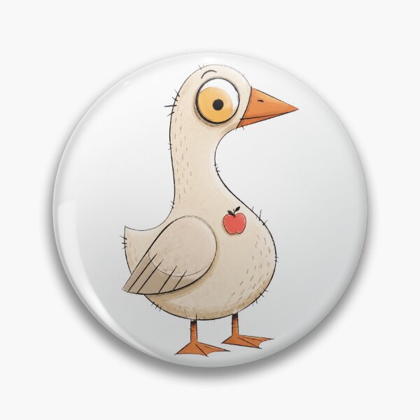 Item preview, Apple Brooch Goose designed and sold by The-Art-of-D.