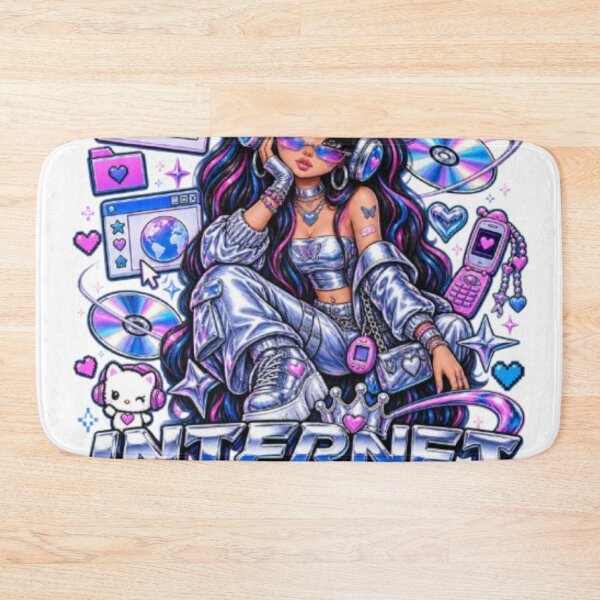 Item preview, Internet Princess Y2K Cybercore Digital Girl Aesthetic designed and sold by EssentialsWear.
