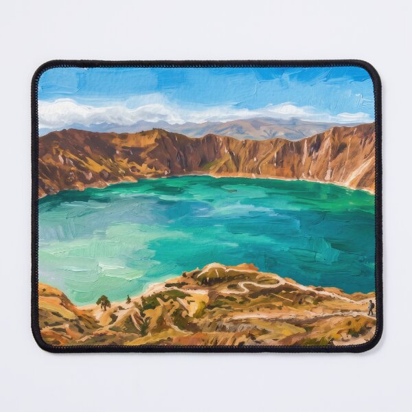 Item preview, Quilotoa Crater Lake Ecuador designed and sold by RedPeaStudio.