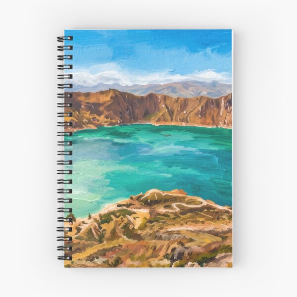 Item preview, Quilotoa Crater Lake Ecuador designed and sold by RedPeaStudio.