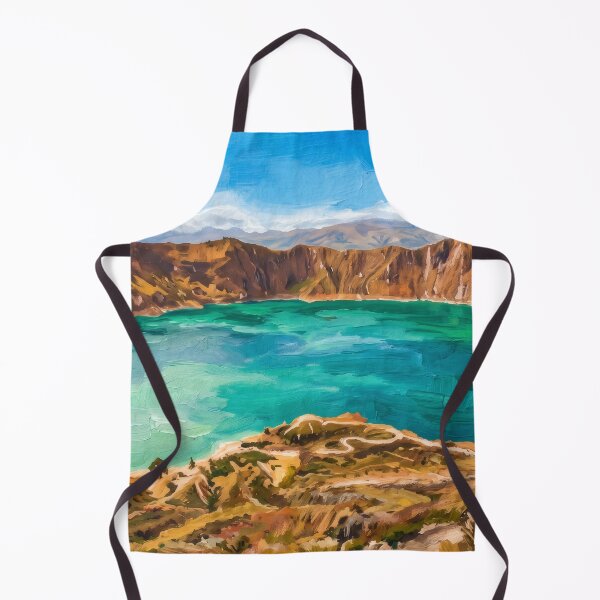 Item preview, Quilotoa Crater Lake Ecuador designed and sold by RedPeaStudio.