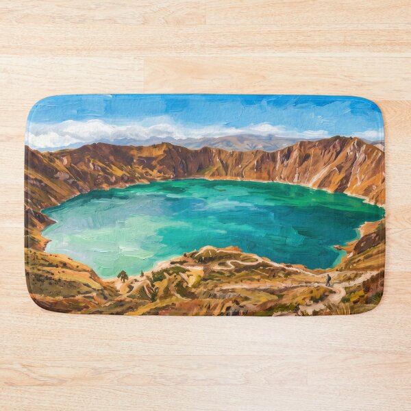 Item preview, Quilotoa Crater Lake Ecuador designed and sold by RedPeaStudio.