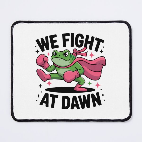 Item preview, Frog Boxer We Fight At Dawn designed and sold by SoyLamderma.