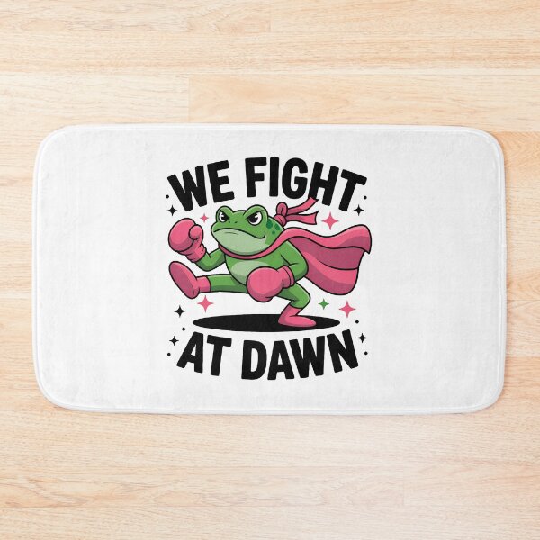 Item preview, Frog Boxer We Fight At Dawn designed and sold by SoyLamderma.