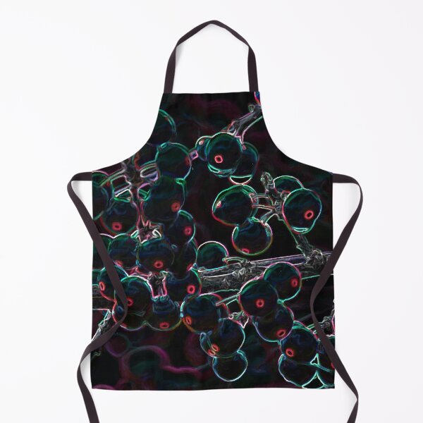 Item preview, Neon Electric Rowan Berries Cyberpunk Art designed and sold by ZorianArt.