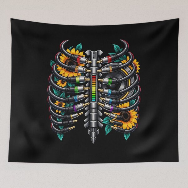 Item preview, Sound Engineer Rib Cage Wired for Sound designed and sold by stmpdwrld.