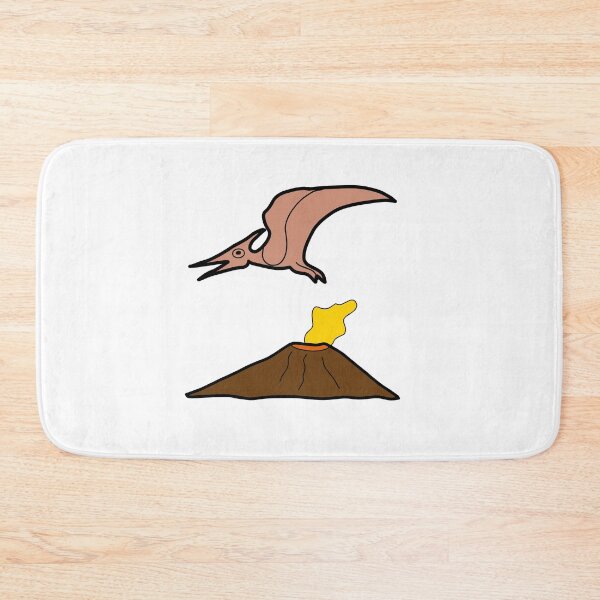 Item preview, Dinosaur Pterodactyl volcano Cute Funny History animal designed and sold by khulisara246.