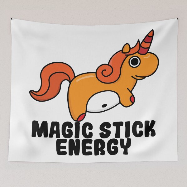 Item preview, Magic Stick Energy | Funny Unicorn Character designed and sold by Creatory.studio.