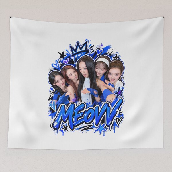 Item preview, MEOVV Ddi Ro Ri Stage Blue Splatter Performance Graphic designed and sold by Valereekmerch.