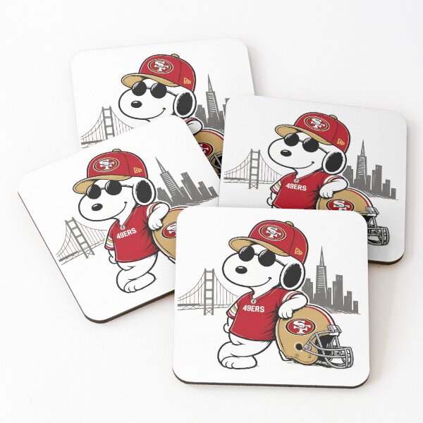 Item preview, 49ers Fan Snoopy Helmet City Bridge Graphic designed and sold by GrimVibeArts.