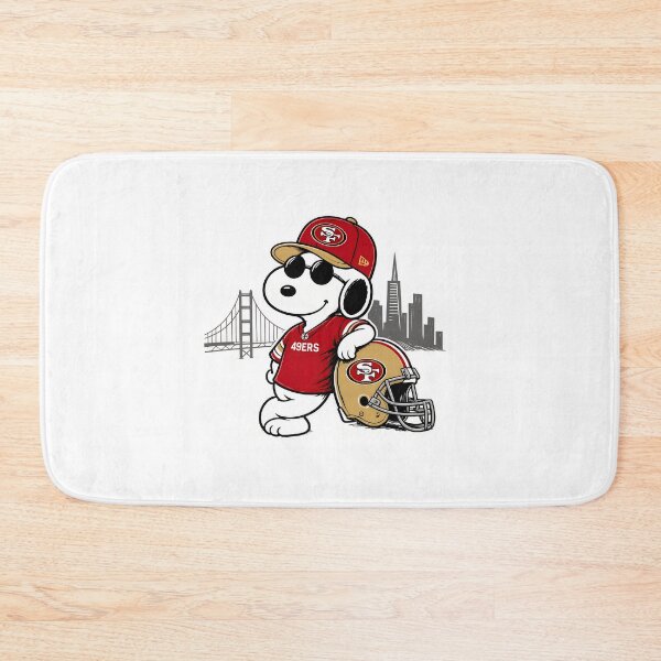 Item preview, 49ers Fan Snoopy Helmet City Bridge Graphic designed and sold by GrimVibeArts.