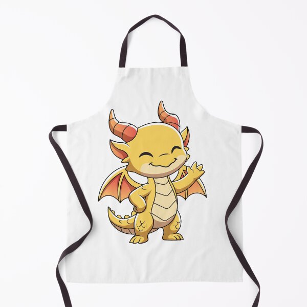 Item preview, Cute Happy Baby Dragon Cartoon Waving Vector designed and sold by Rupesh-Art26.