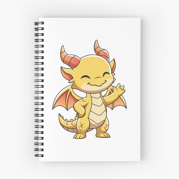Item preview, Cute Happy Baby Dragon Cartoon Waving Vector designed and sold by Rupesh-Art26.