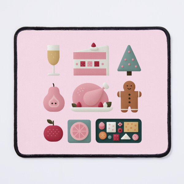 Item preview, Cute Pink Holiday And Food Pattern designed and sold by colorful-white.