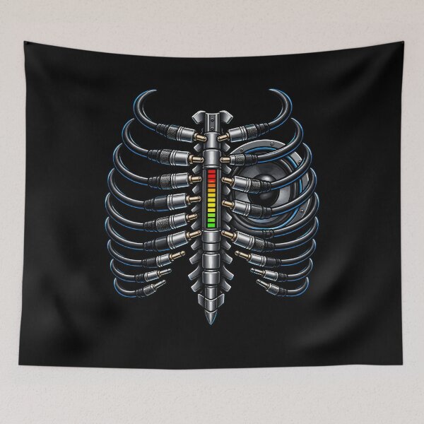 Item preview, Sound Engineer Rib Cage Wired for Sound designed and sold by stmpdwrld.
