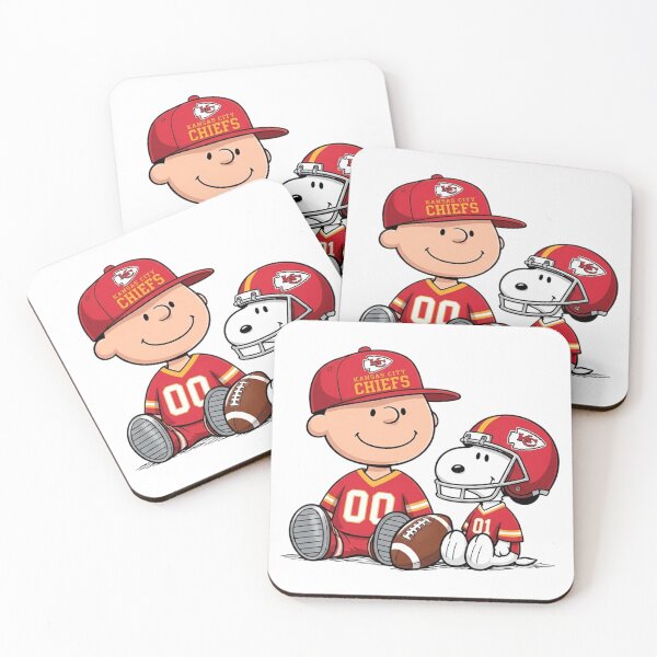Item preview, Snoopy And Charlie Brown Kansas City Football Fan designed and sold by DamianRoy88.