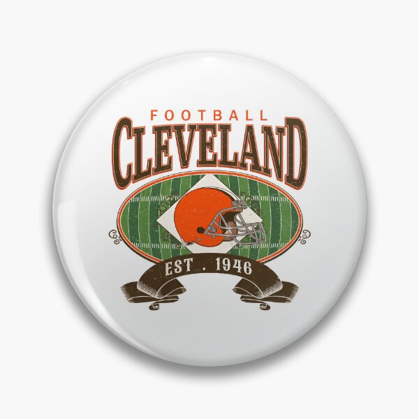 Item preview, Cleveland Retro Football Helmet Graphic designed and sold by Slomski90.