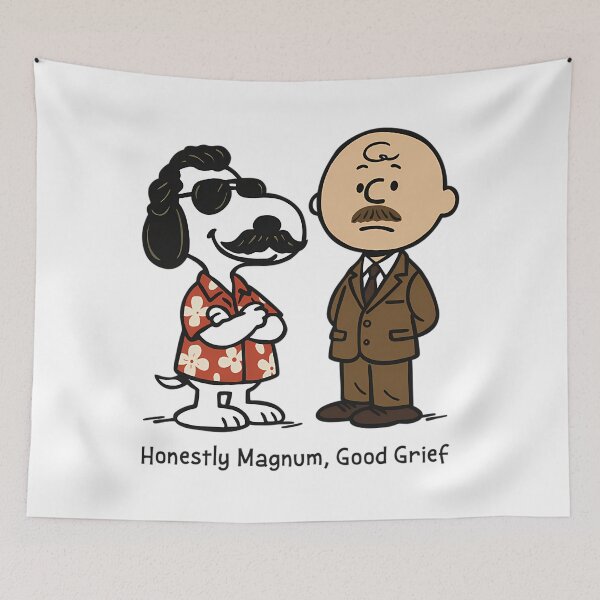Item preview, Snoopy Magnum P.I. designed and sold by Hi5art.