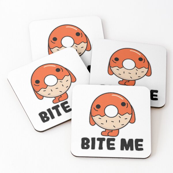 Item preview, Bite Me | Funny Donut Character designed and sold by Creatory.studio.