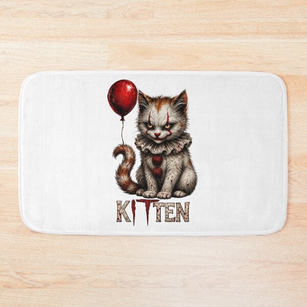Item preview, Pennywise Kitten With Red Balloon IT Horror Movie Inspired designed and sold by dexlawpie.