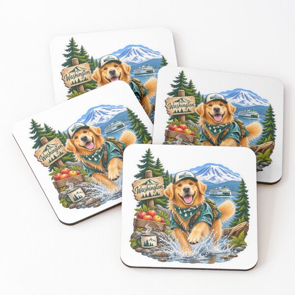Item preview, Washington Evergreen Dog designed and sold by Whimspired By Paxx.