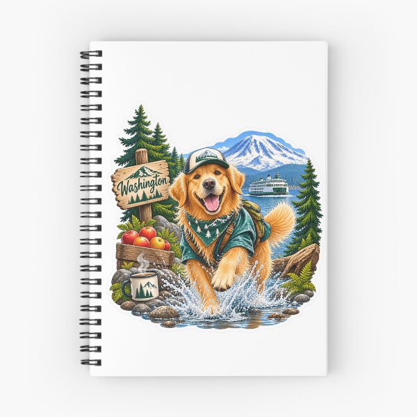 Item preview, Washington Evergreen Dog designed and sold by Whimspired By Paxx.