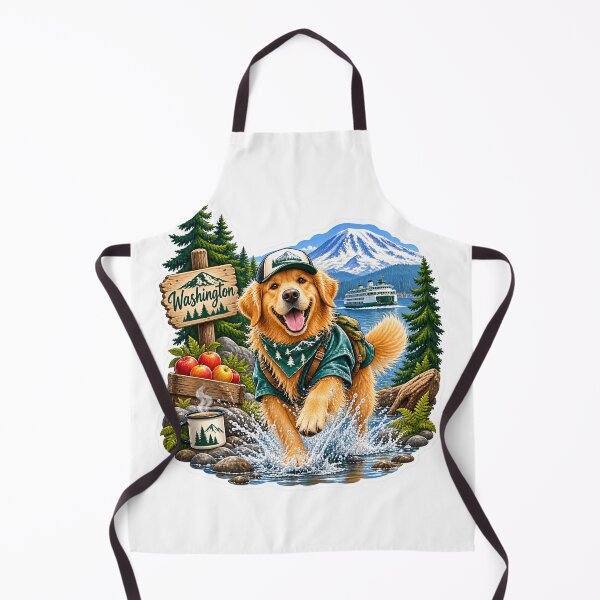 Item preview, Washington Evergreen Dog designed and sold by Whimspired By Paxx.