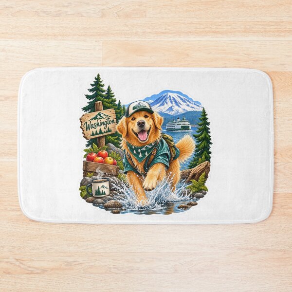 Item preview, Washington Evergreen Dog designed and sold by Whimspired By Paxx.