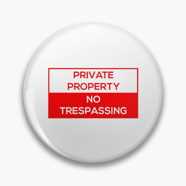 Item preview, No Trespassing designed and sold by Rayan-hopper.