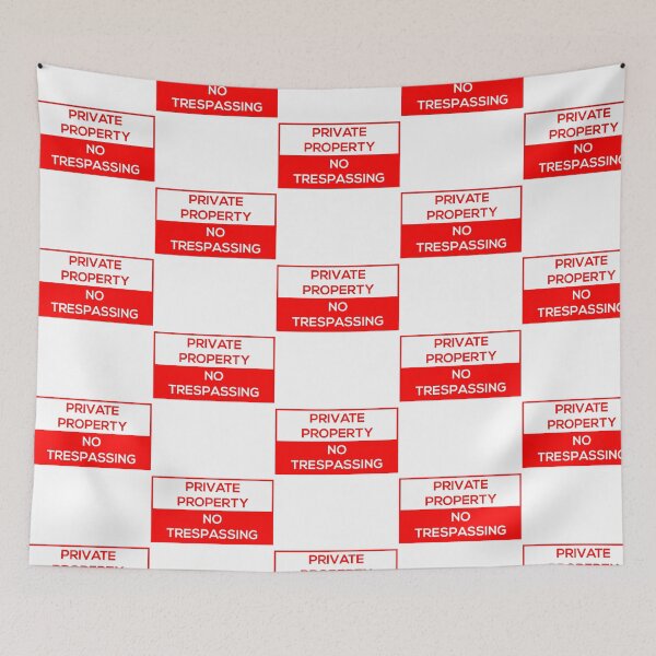 Item preview, No Trespassing designed and sold by Rayan-hopper.