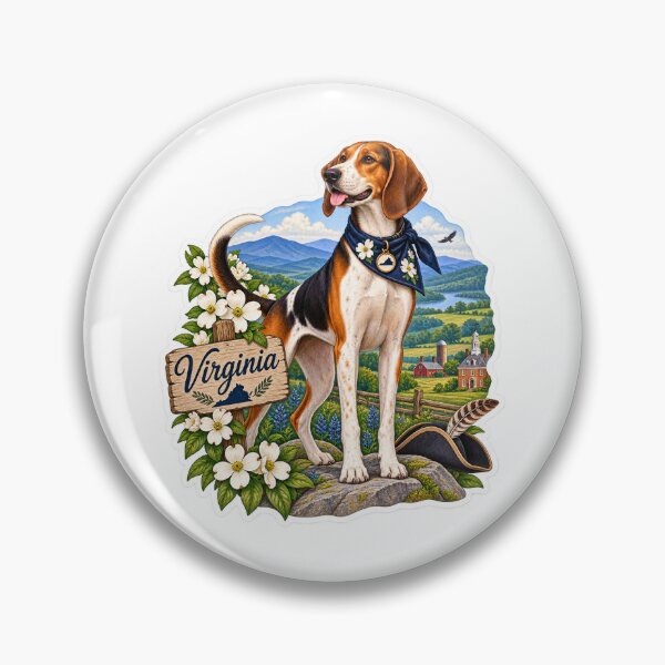 Item preview, Virginia Blue Ridge Dog designed and sold by Whimspired By Paxx.