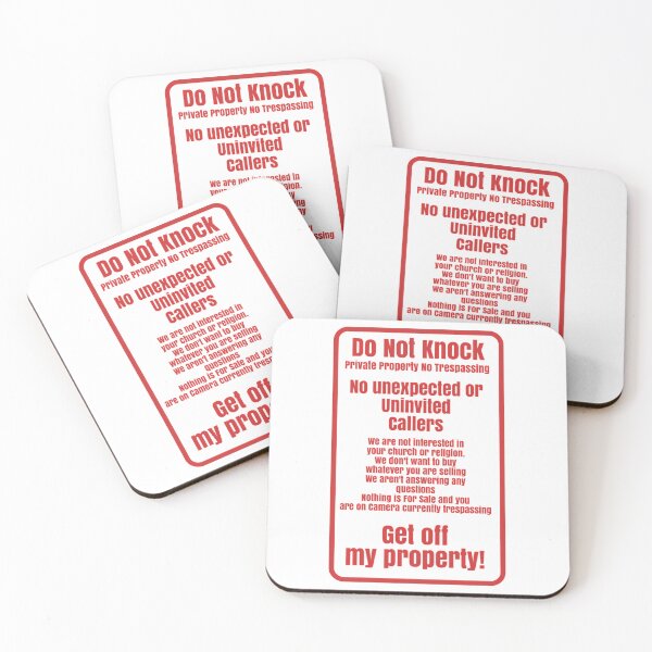 Item preview, No Trespassing Door Sticker designed and sold by Rayan-hopper.