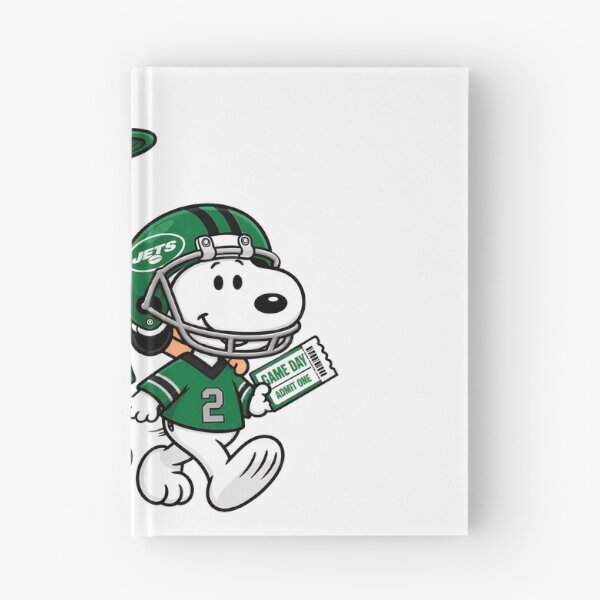 Item preview, NY Jets Charlie Brown Snoopy Game Day Football  designed and sold by GrimVibeArts.