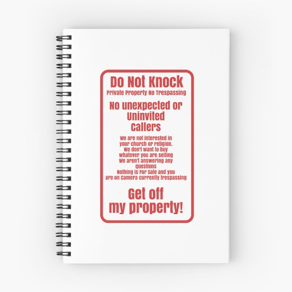 Item preview, No Trespassing Door Sticker designed and sold by Rayan-hopper.