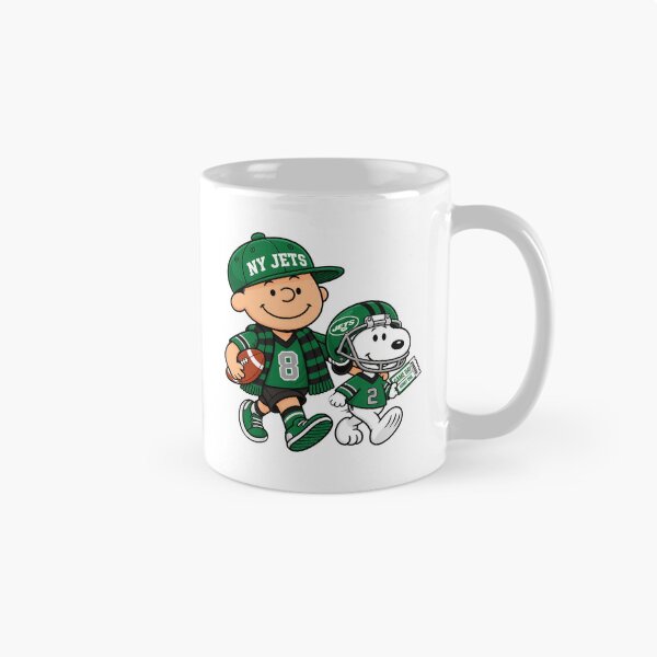 Item preview, NY Jets Charlie Brown Snoopy Game Day Football  designed and sold by GrimVibeArts.