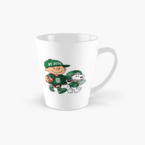 Item preview, NY Jets Charlie Brown Snoopy Game Day Football  designed and sold by GrimVibeArts.