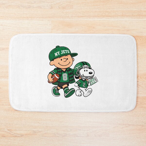 Item preview, NY Jets Charlie Brown Snoopy Game Day Football  designed and sold by GrimVibeArts.