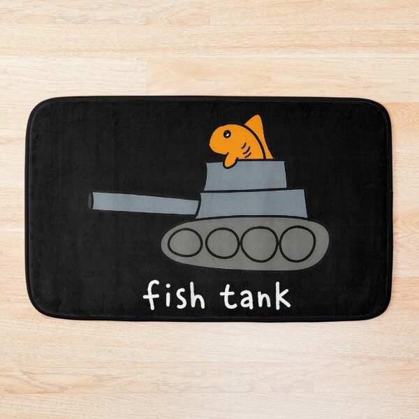 Item preview, Fish Tank Funny Fish Military Tank Aquarium Pun designed and sold by Achkalona.
