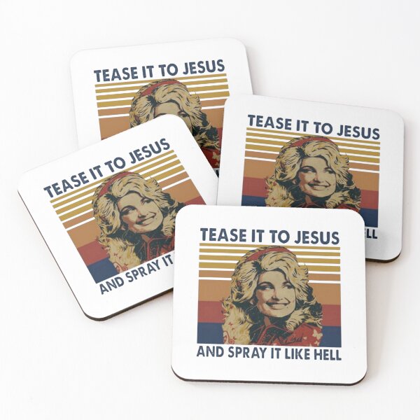 Item preview, Tease It To Jesus And Spray It Like Hell Dolly Parton Country Hair Fan designed and sold by DojaminMartinez.